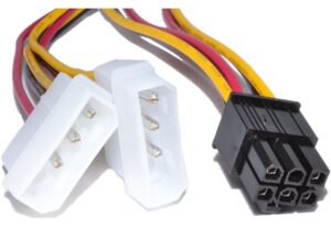 2X4P 6PIN POWER CABLE (03M)