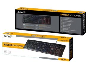 A4 TECH WK-580 BACKLIT WIRD KEYBOARD (06M)