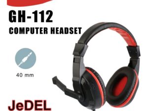 JEDEL WIRED HEADPHONE BLACK (06M)