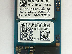Western Digital 256GB NVMe SSD  (03Y)