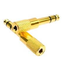 JACK 3.5MM TO 6.5 FEMALE GOLD